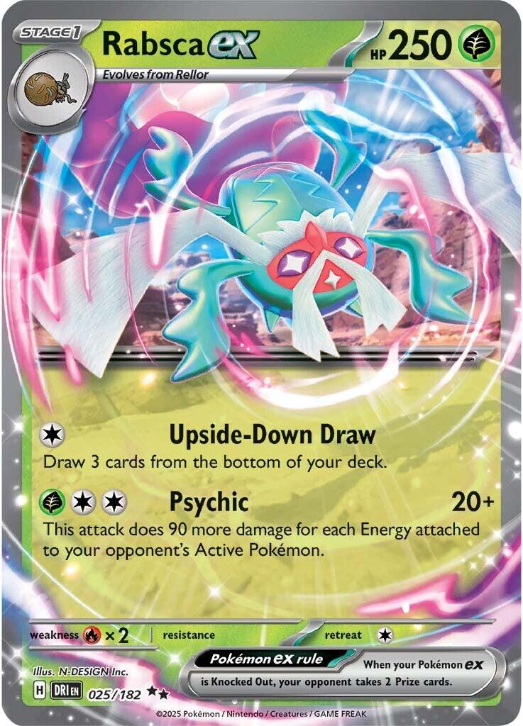 Rabsca ex (025/182) [Scarlet & Violet: Destined Rivals] | Exor Games Bridgewater