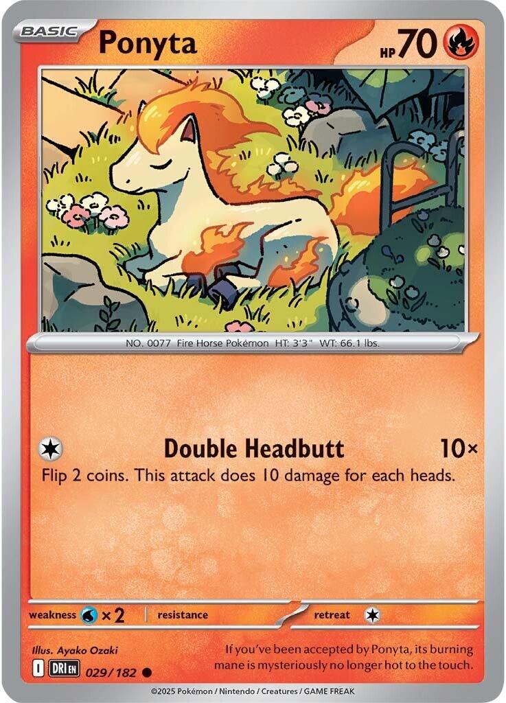 Ponyta (029/182) [Scarlet & Violet: Destined Rivals] | Exor Games Bridgewater