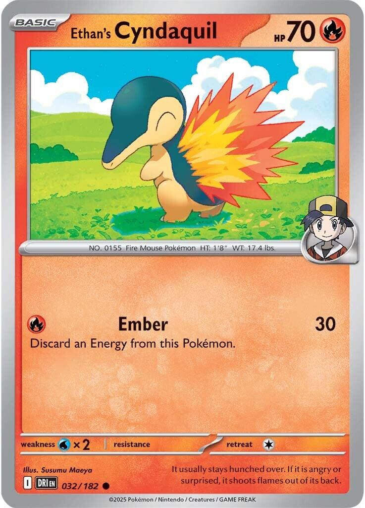 Ethan's Cyndaquil (032/182) [Scarlet & Violet: Destined Rivals] | Exor Games Bridgewater