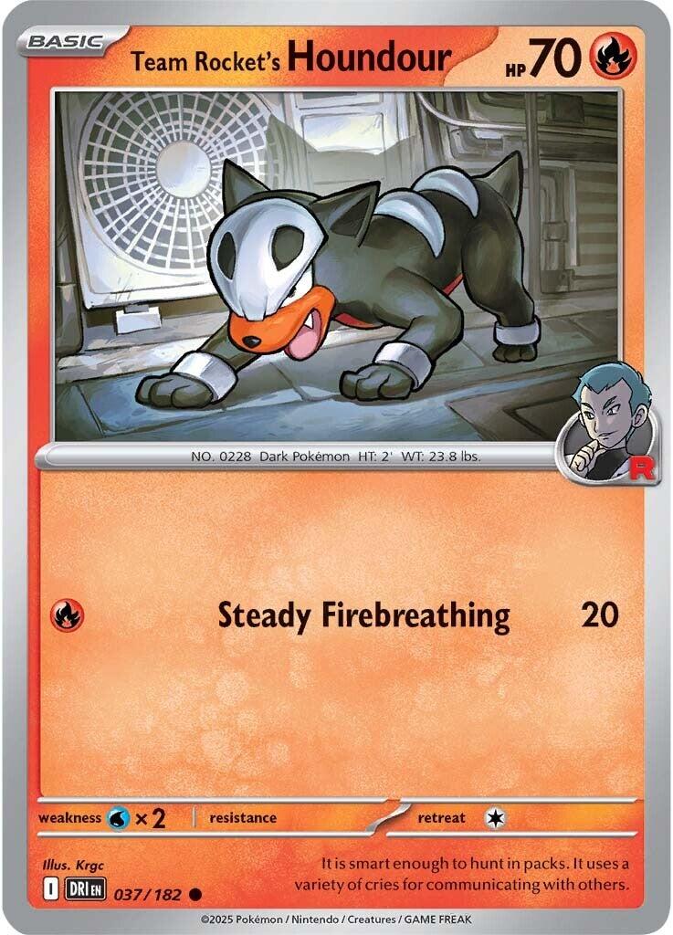 Team Rocket's Houndour (037/182) [Scarlet & Violet: Destined Rivals] | Exor Games Bridgewater