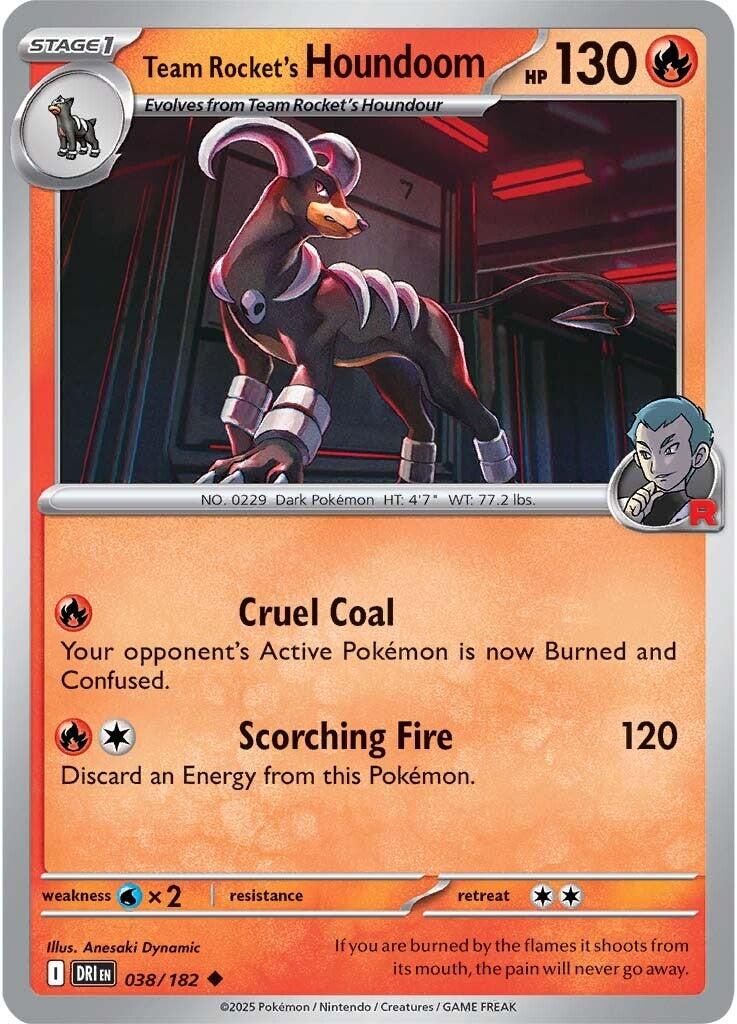 Team Rocket's Houndoom (038/182) [Scarlet & Violet: Destined Rivals] | Exor Games Bridgewater