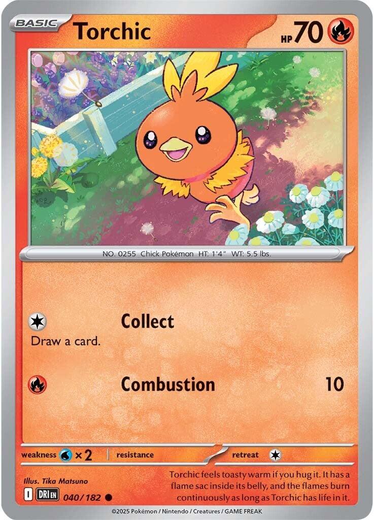 Torchic (040/182) [Scarlet & Violet: Destined Rivals] | Exor Games Bridgewater