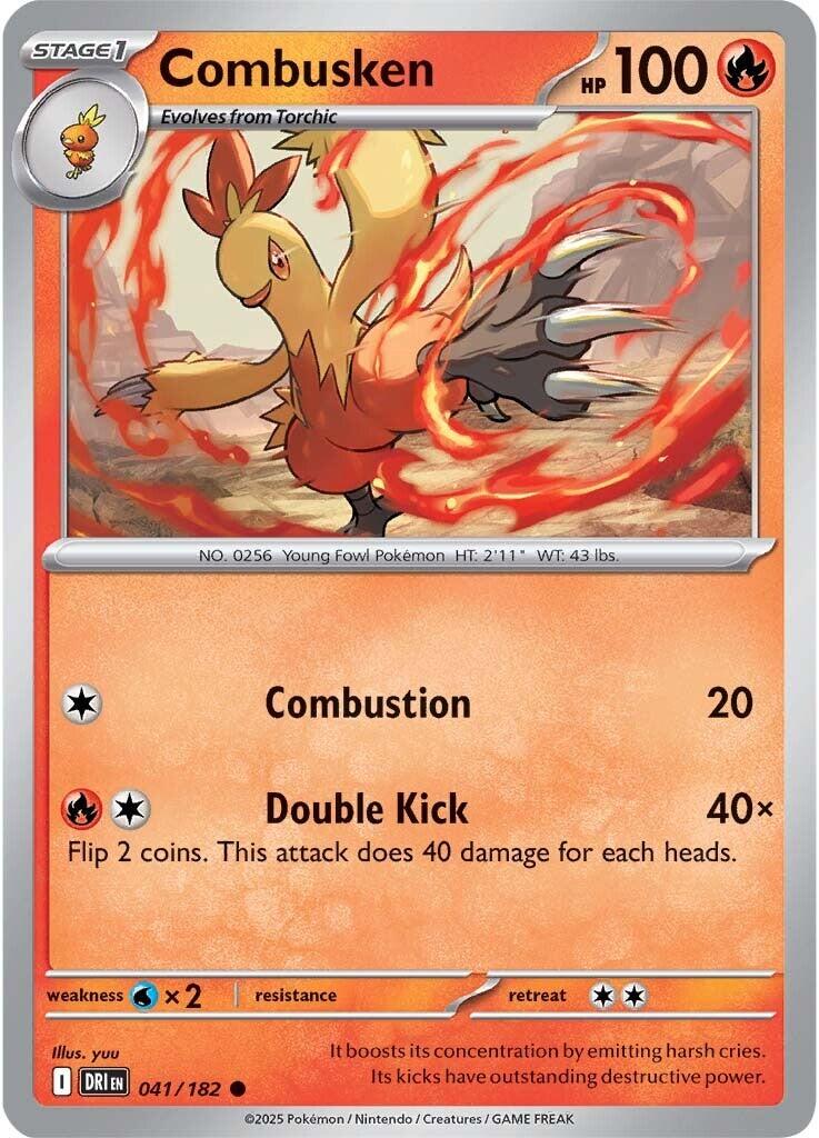 Combusken (041/182) [Scarlet & Violet: Destined Rivals] | Exor Games Bridgewater
