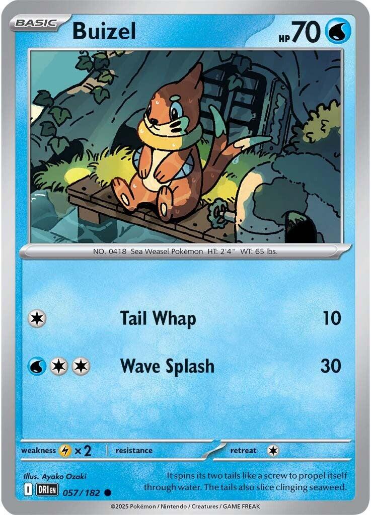 Buizel (057/182) [Scarlet & Violet: Destined Rivals] | Exor Games Bridgewater