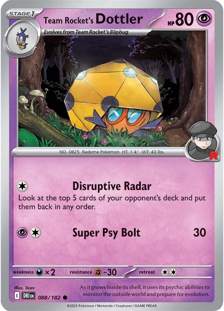 Team Rocket's Dottler (088/182) [Scarlet & Violet: Destined Rivals] | Exor Games Bridgewater