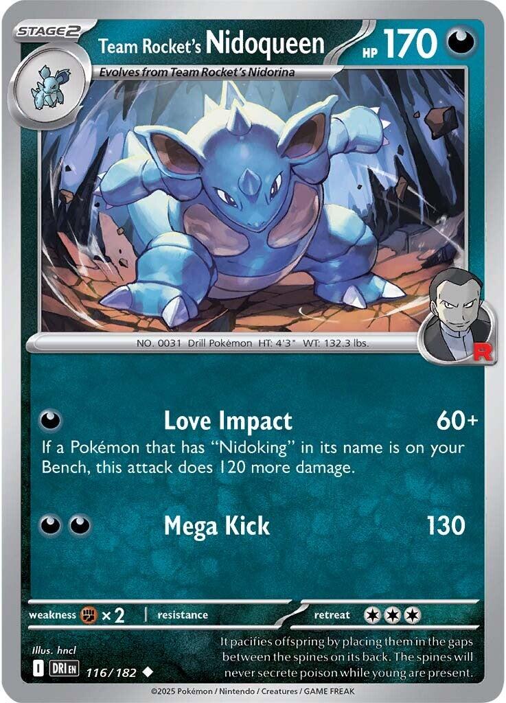Team Rocket's Nidoqueen (116/182) [Scarlet & Violet: Destined Rivals] | Exor Games Bridgewater