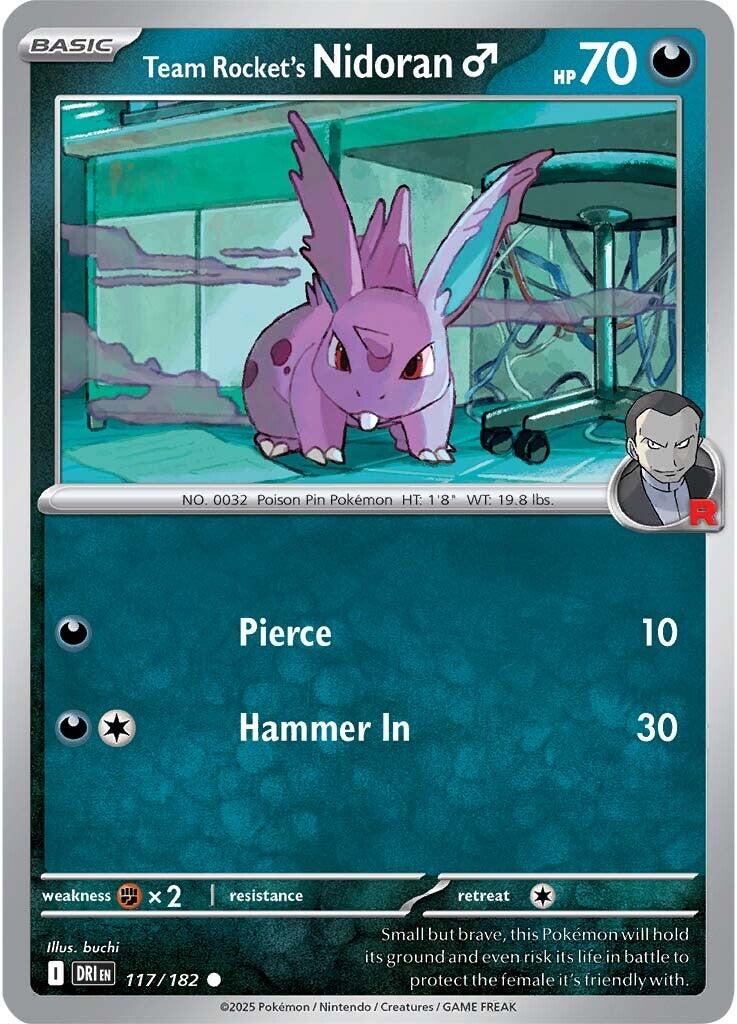 Team Rocket's Nidorand (117/182) [Scarlet & Violet: Destined Rivals] | Exor Games Bridgewater