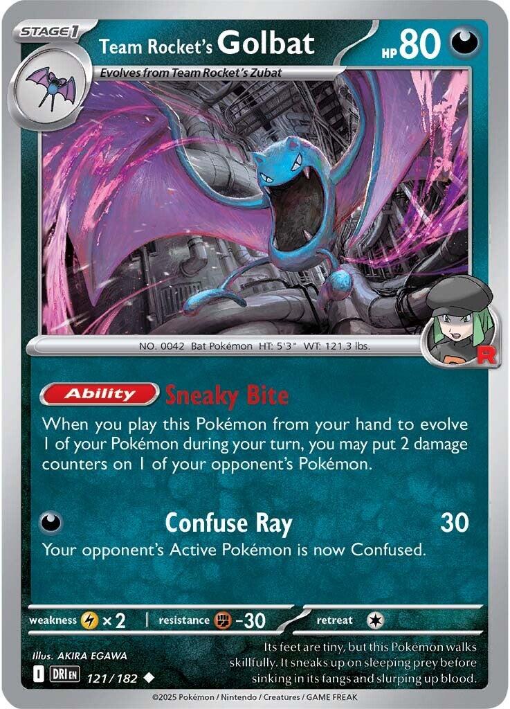 Team Rocket's Golbat (121/182) [Scarlet & Violet: Destined Rivals] | Exor Games Bridgewater