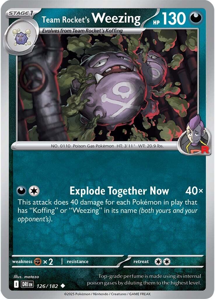 Team Rocket's Weezing (126/182) [Scarlet & Violet: Destined Rivals] | Exor Games Bridgewater
