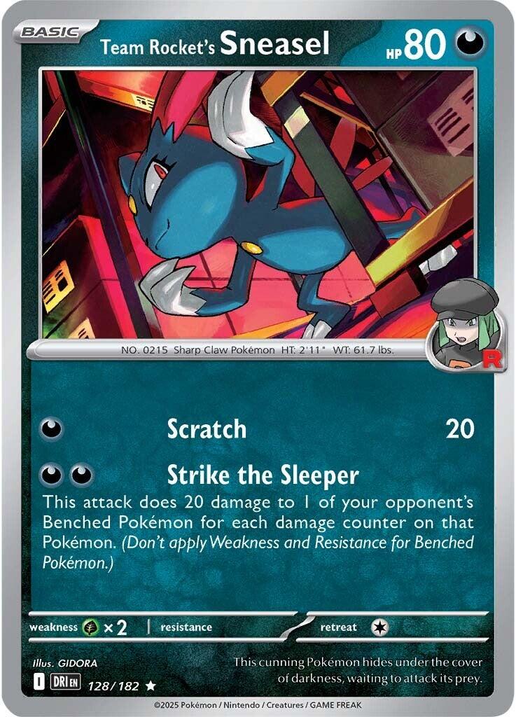 Team Rocket's Sneasel (128/182) [Scarlet & Violet: Destined Rivals] | Exor Games Bridgewater