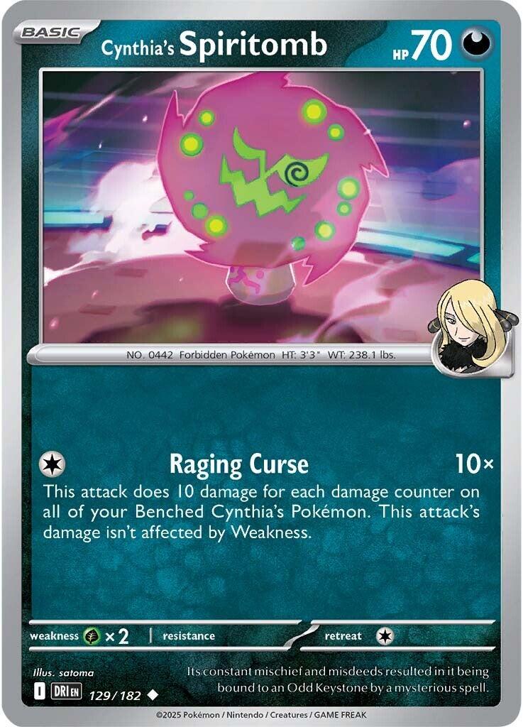 Cynthia's Spiritomb (129/182) [Scarlet & Violet: Destined Rivals] | Exor Games Bridgewater