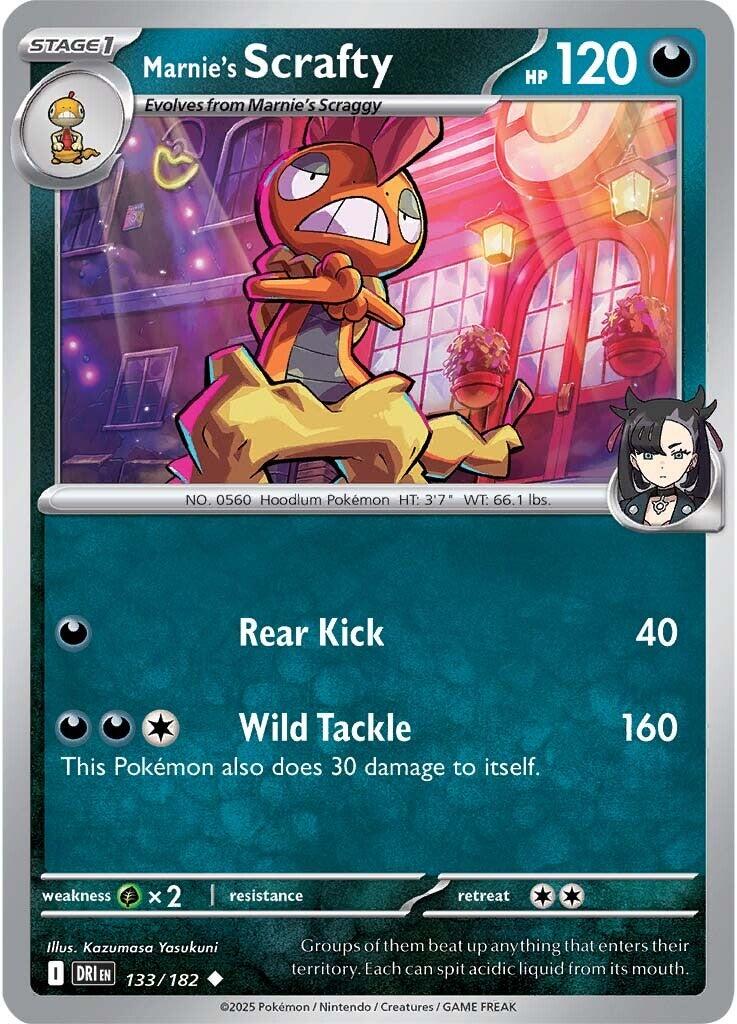 Marnie's Scrafty (133/182) [Scarlet & Violet: Destined Rivals] | Exor Games Bridgewater