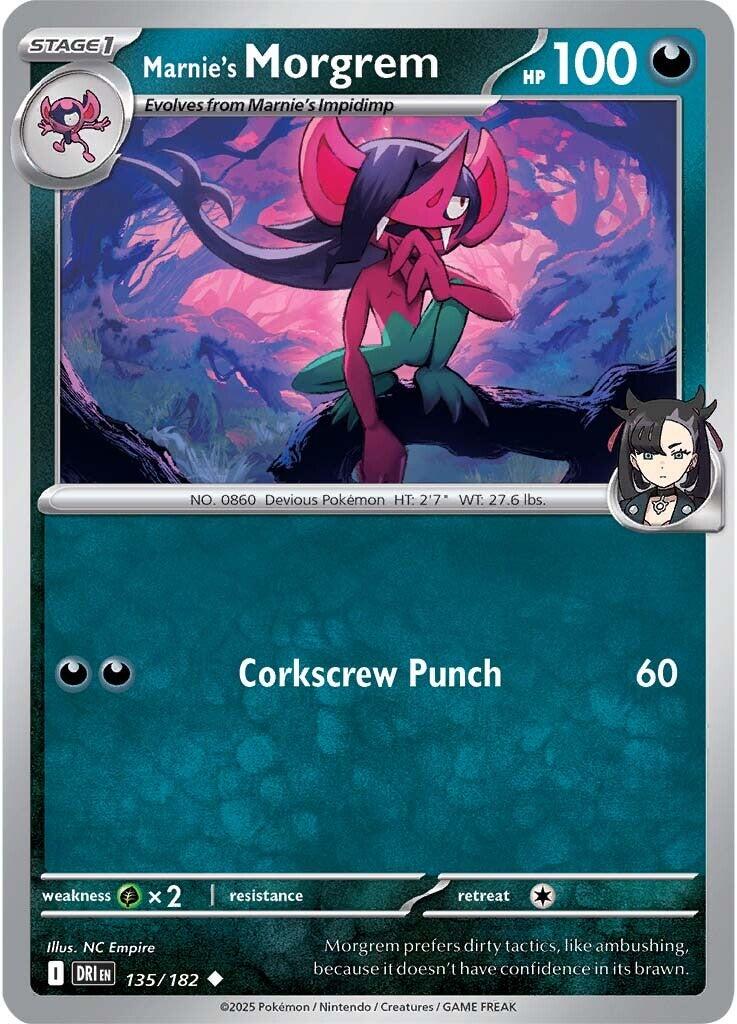 Marnie's Morgrem (135/182) [Scarlet & Violet: Destined Rivals] | Exor Games Bridgewater