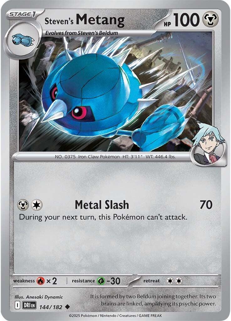 Steven's Metang (144/182) [Scarlet & Violet: Destined Rivals] | Exor Games Bridgewater