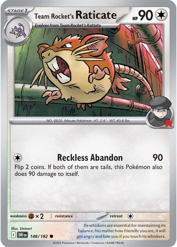 Team Rocket's Raticate (148/182) [Scarlet & Violet: Destined Rivals] | Exor Games Bridgewater