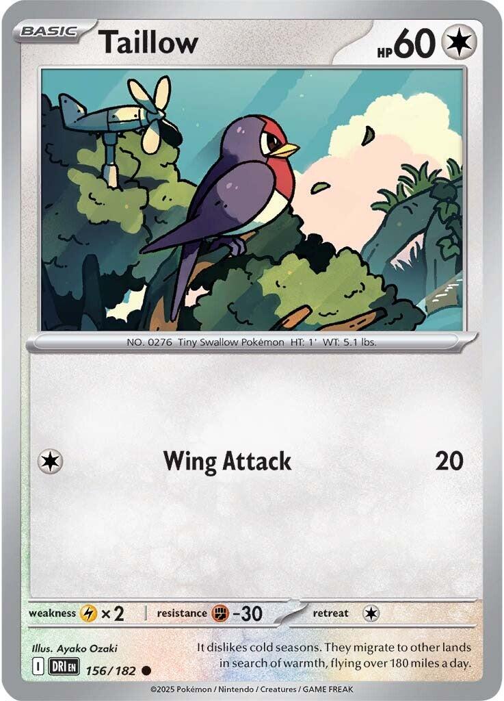 Taillow (156/182) [Scarlet & Violet: Destined Rivals] | Exor Games Bridgewater