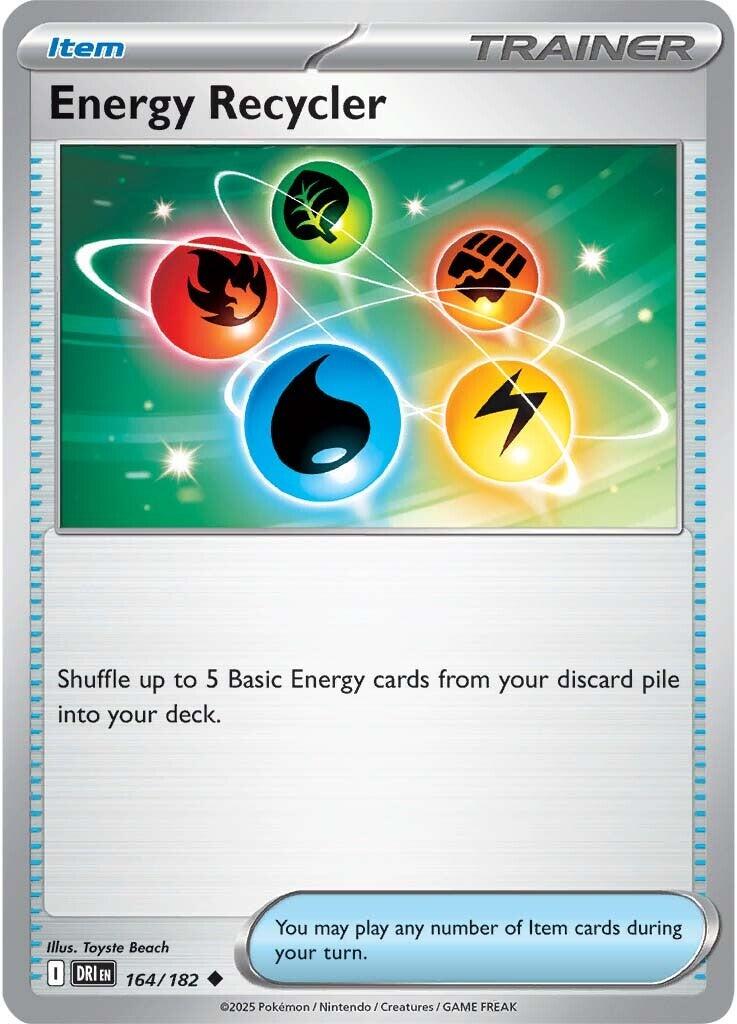 Energy Recycler (164/182) [Scarlet & Violet: Destined Rivals] | Exor Games Bridgewater