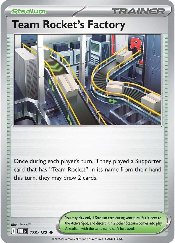 Team Rocket's Factory (173/182) [Scarlet & Violet: Destined Rivals] | Exor Games Bridgewater