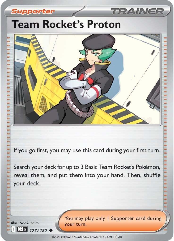 Team Rocket's Proton (177/182) [Scarlet & Violet: Destined Rivals] | Exor Games Bridgewater