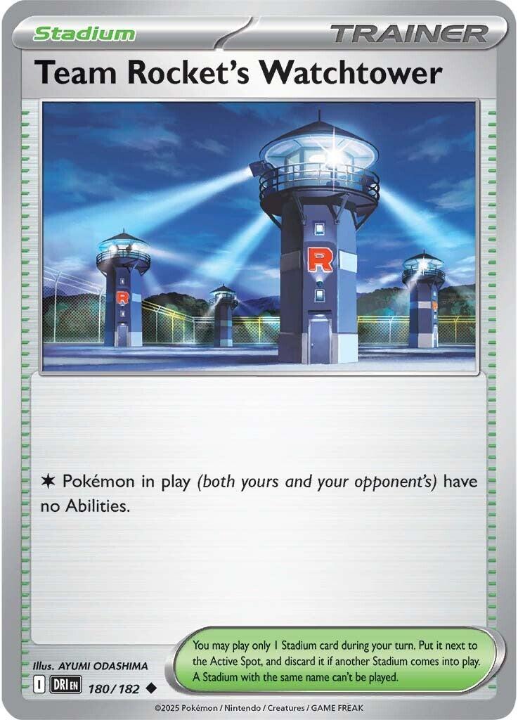 Team Rocket's Watchtower (180/182) [Scarlet & Violet: Destined Rivals] | Exor Games Bridgewater