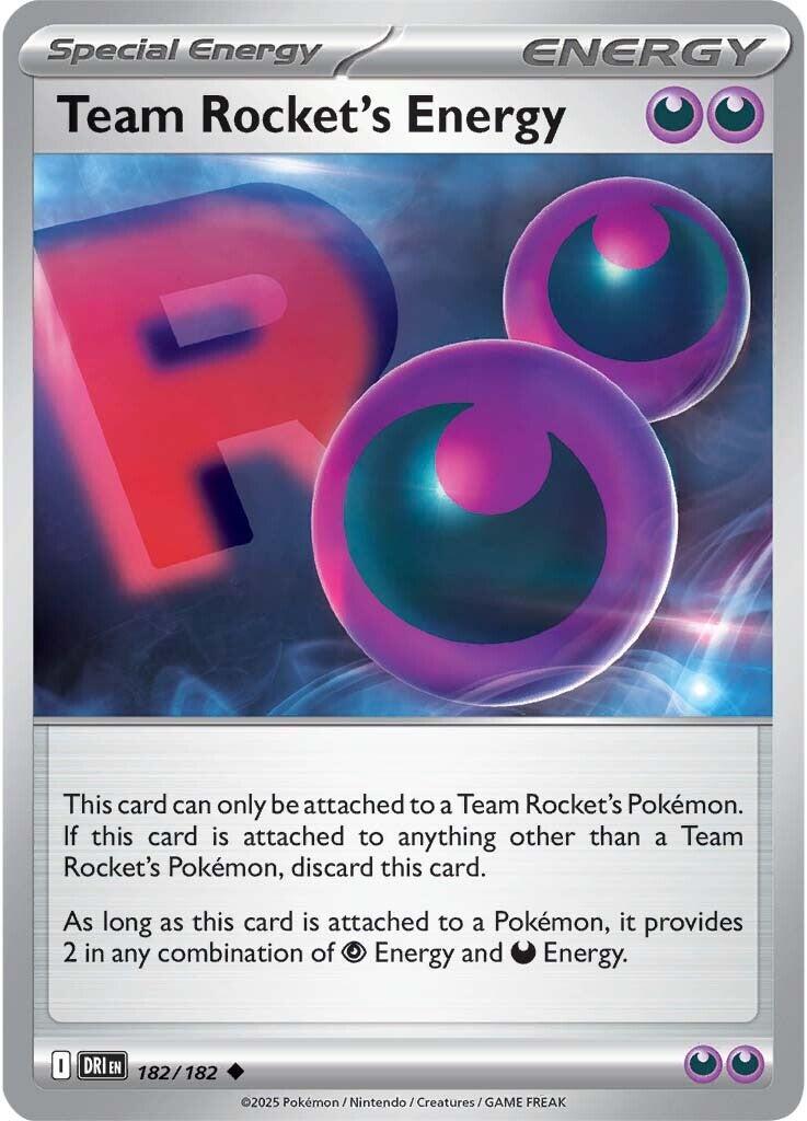 Team Rocket's Energy (182/182) [Scarlet & Violet: Destined Rivals] | Exor Games Bridgewater