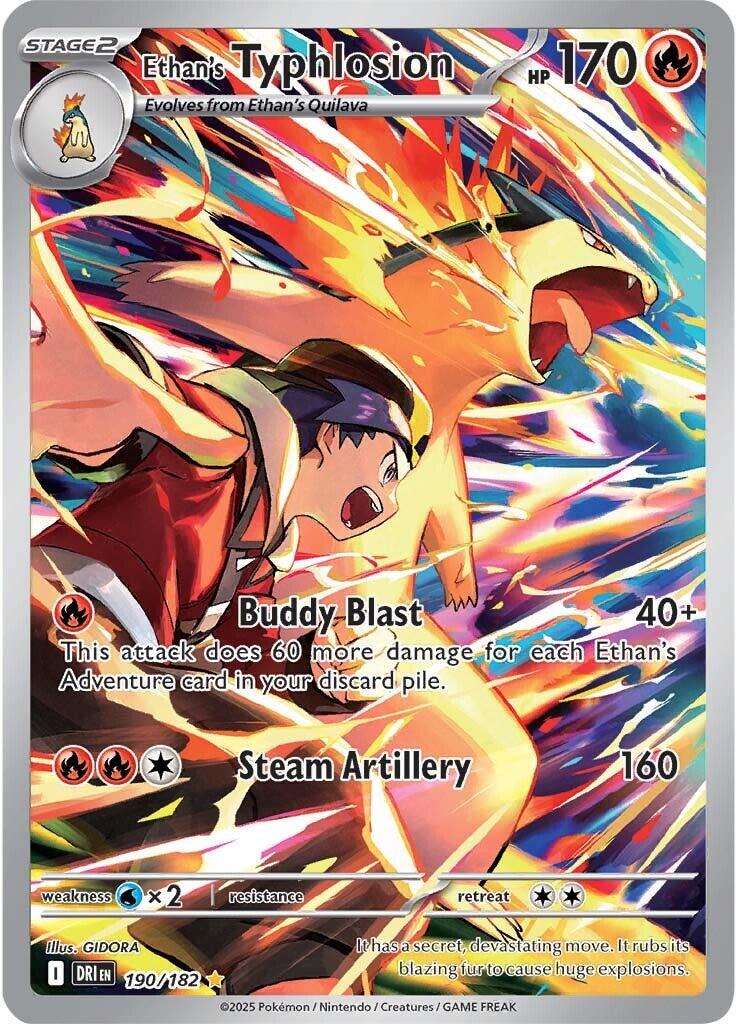 Ethan's Typhlosion (190/182) [Scarlet & Violet: Destined Rivals] | Exor Games Bridgewater