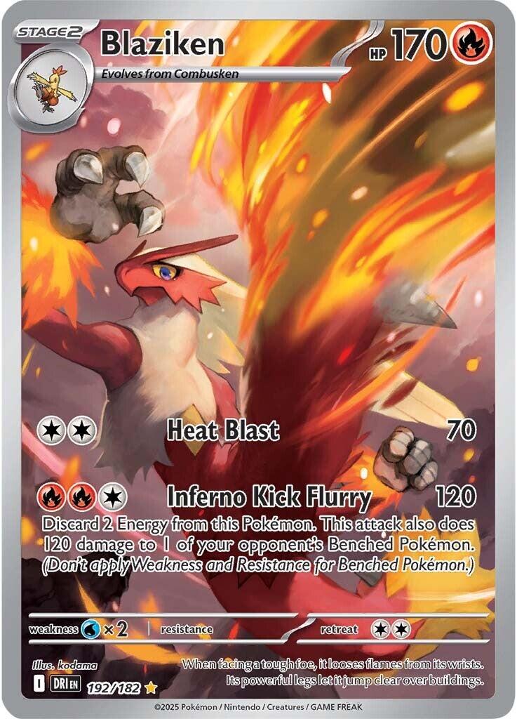 Blaziken (192/182) [Scarlet & Violet: Destined Rivals] | Exor Games Bridgewater