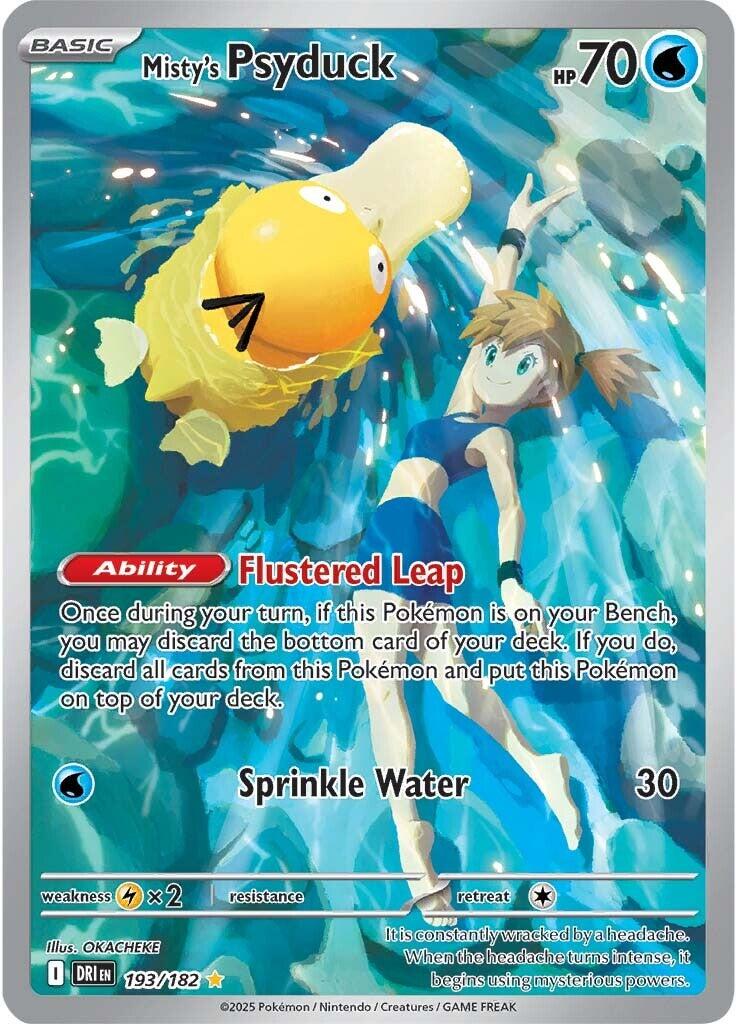 Misty's Psyduck (193/182) [Scarlet & Violet: Destined Rivals] | Exor Games Bridgewater