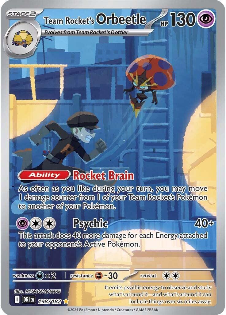 Team Rocket's Orbeetle (198/182) [Scarlet & Violet: Destined Rivals] | Exor Games Bridgewater