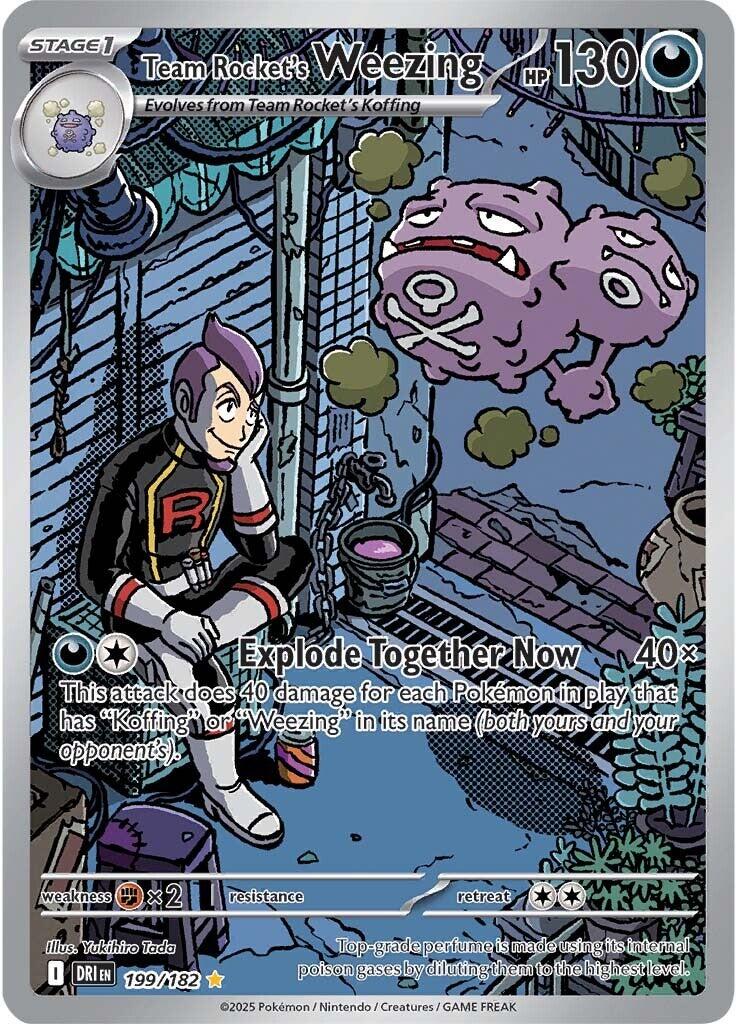 Team Rocket's Weezing (199/182) [Scarlet & Violet: Destined Rivals] | Exor Games Bridgewater