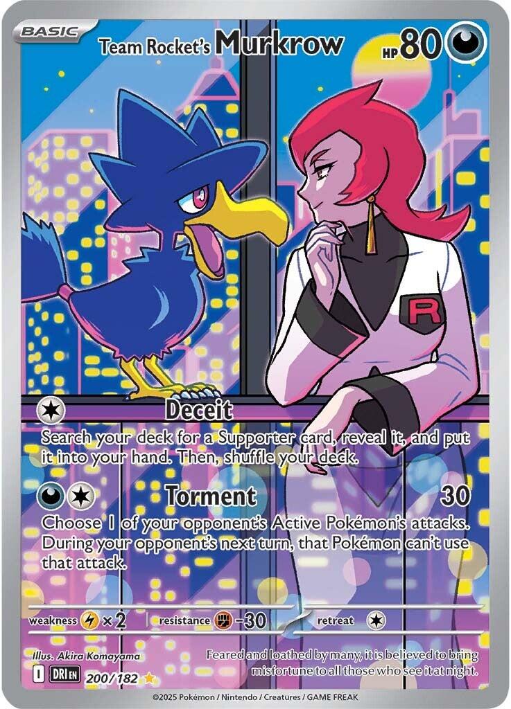 Team Rocket's Murkrow (200/182) [Scarlet & Violet: Destined Rivals] | Exor Games Bridgewater