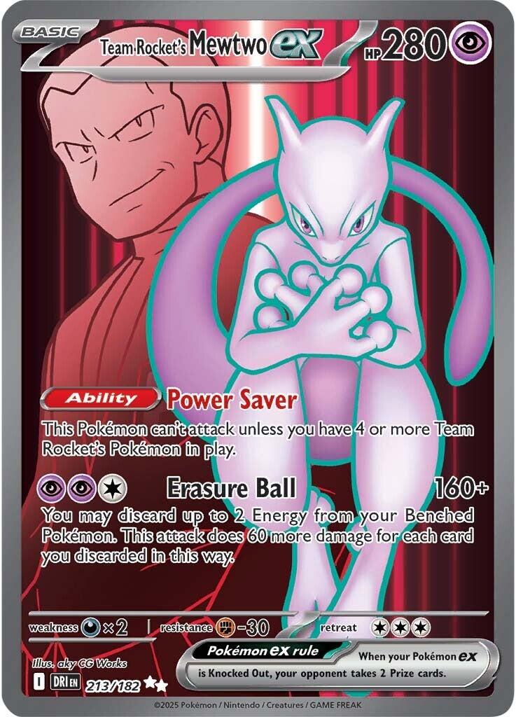 Team Rocket's Mewtwo ex (213/182) [Scarlet & Violet: Destined Rivals] | Exor Games Bridgewater