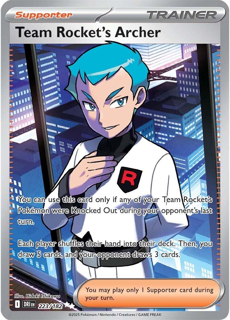 Team Rocket's Archer (223/182) [Scarlet & Violet: Destined Rivals] | Exor Games Bridgewater