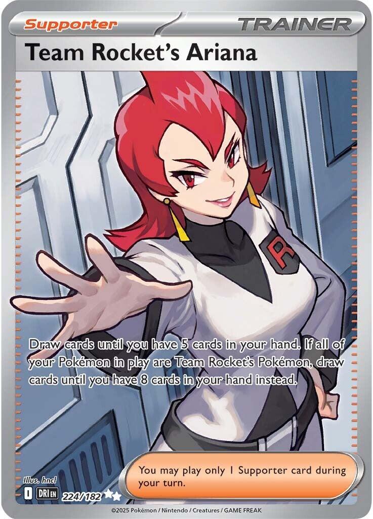 Team Rocket's Ariana (224/182) [Scarlet & Violet: Destined Rivals] | Exor Games Bridgewater