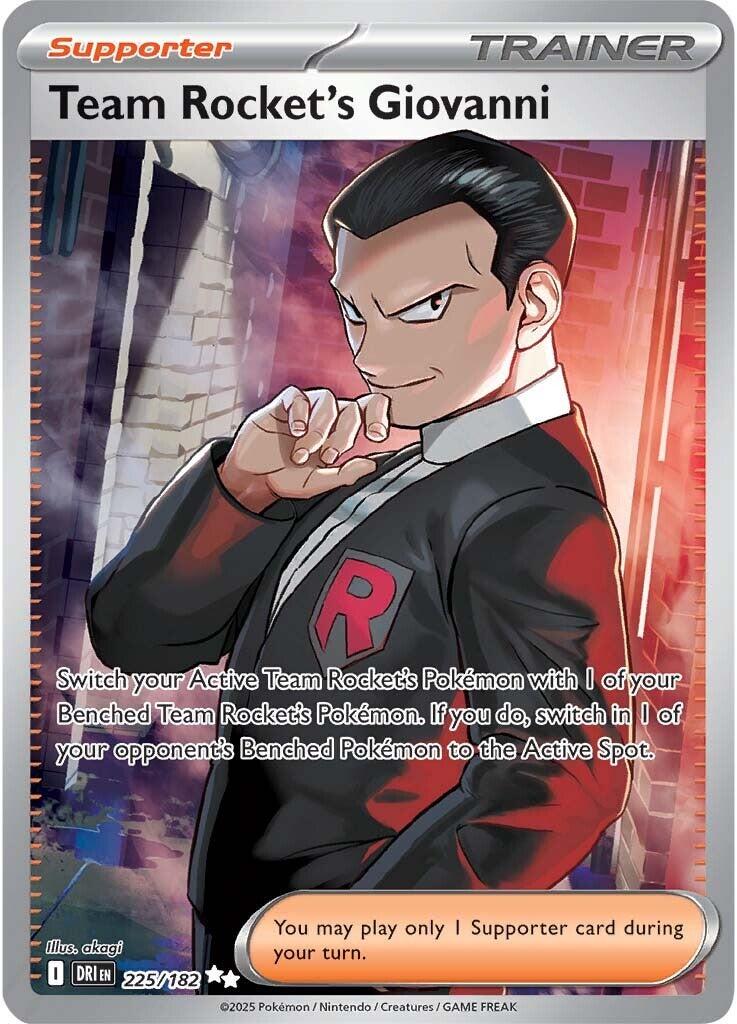 Team Rocket's Giovanni (225/182) [Scarlet & Violet: Destined Rivals] | Exor Games Bridgewater