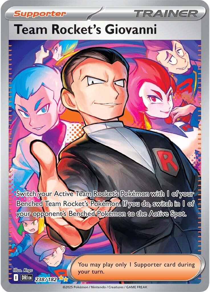 Team Rocket's Giovanni (238/182) [Scarlet & Violet: Destined Rivals] | Exor Games Bridgewater