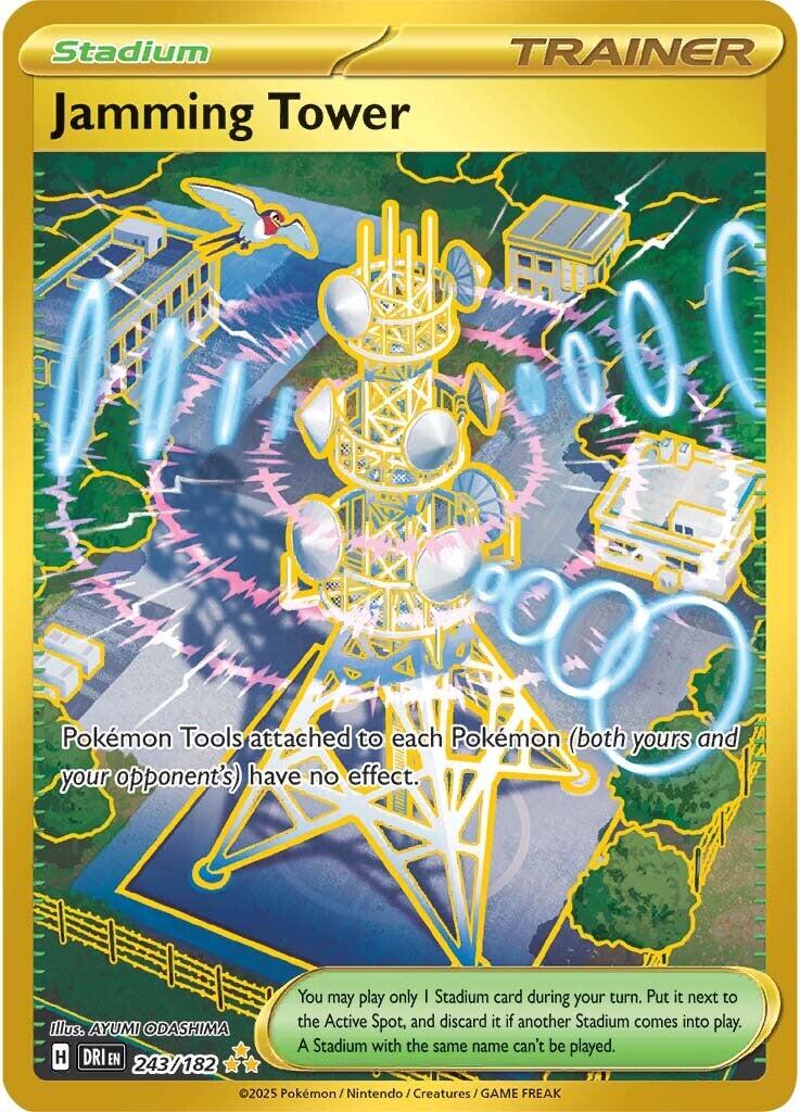 Jamming Tower (243/182) [Scarlet & Violet: Destined Rivals] | Exor Games Bridgewater