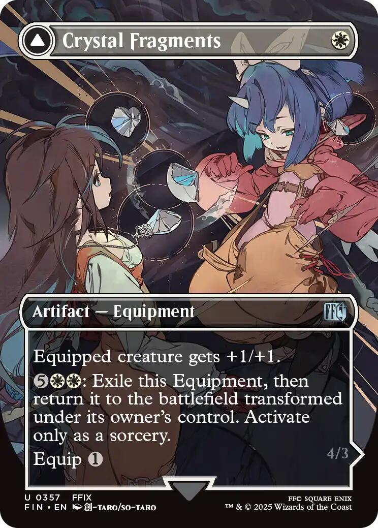 Crystal Fragments // Summon: Alexander (Borderless) [FINAL FANTASY] | Exor Games Bridgewater