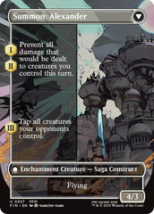 Crystal Fragments // Summon: Alexander (Borderless) [FINAL FANTASY] | Exor Games Bridgewater