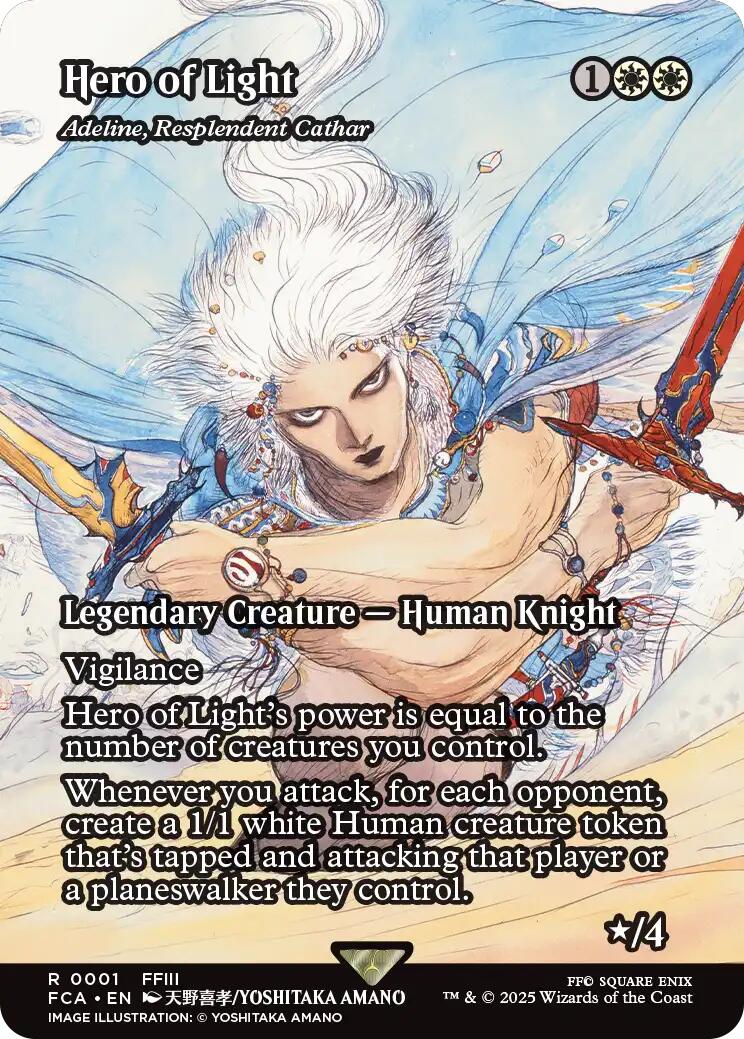Hero of Light - Adeline, Resplendent Cathar (Showcase) [FINAL FANTASY : Through the Ages] | Exor Games Bridgewater