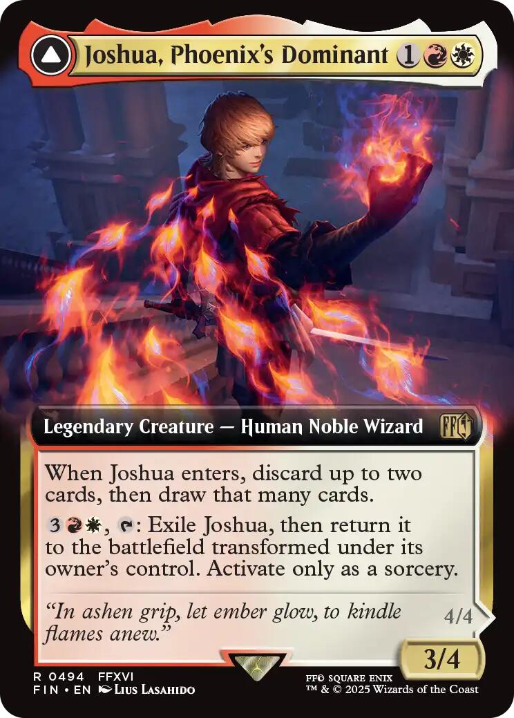Joshua, Phoenix's Dominant (Extended Art) [FINAL FANTASY] | Exor Games Bridgewater