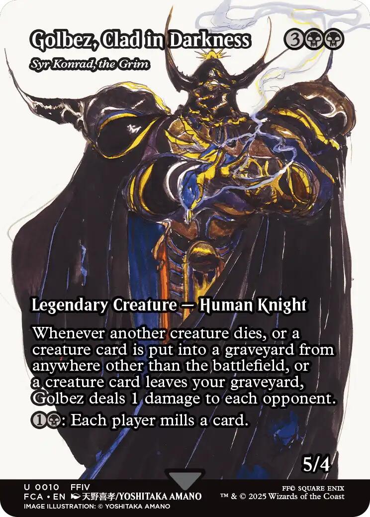 Golbez, Clad in Darkness - Syr Konrad, the Grim (Showcase) [FINAL FANTASY : Through the Ages] | Exor Games Bridgewater