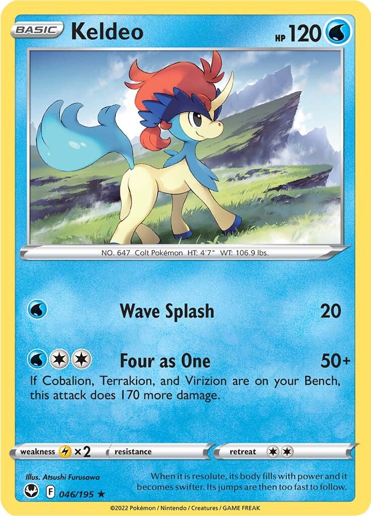 Keldeo (046/195) [Sword & Shield: Silver Tempest] | Exor Games Bridgewater