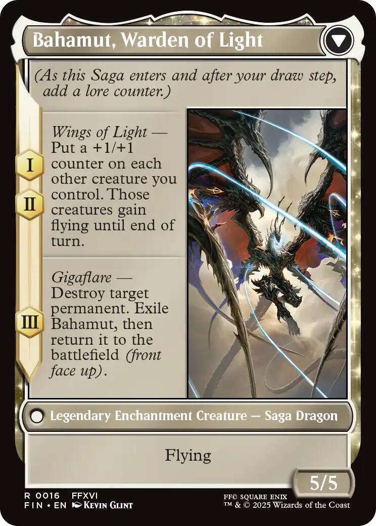 Dion, Bahamut's Dominant // Bahamut, Warden of Light [FINAL FANTASY] | Exor Games Bridgewater