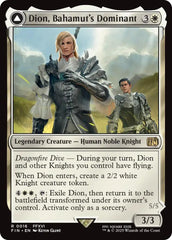 Dion, Bahamut's Dominant // Bahamut, Warden of Light [FINAL FANTASY] | Exor Games Bridgewater