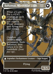 Dion, Bahamut's Dominant // Bahamut, Warden of Light (Borderless) [FINAL FANTASY] | Exor Games Bridgewater