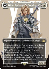 Dion, Bahamut's Dominant // Bahamut, Warden of Light (Borderless) [FINAL FANTASY] | Exor Games Bridgewater