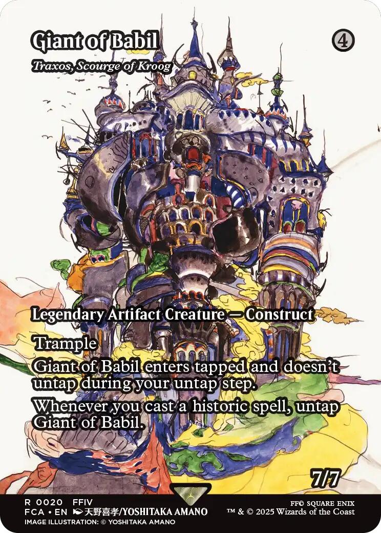 Giant of Babil - Traxos, Scourge of Kroog (Showcase) [FINAL FANTASY : Through the Ages] | Exor Games Bridgewater
