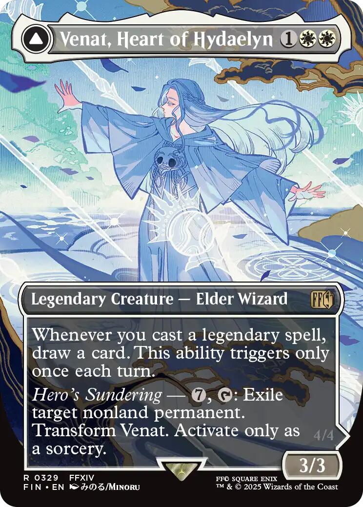 Venat, Heart of Hydaelyn // Hydaelyn, the Mothercrystal (Borderless) [FINAL FANTASY] | Exor Games Bridgewater