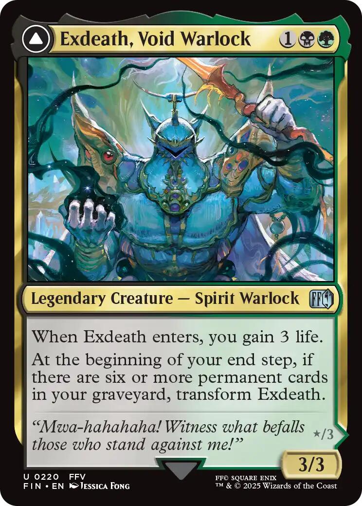 Exdeath, Void Warlock // Neo Exdeath, Dimension's End [FINAL FANTASY] | Exor Games Bridgewater